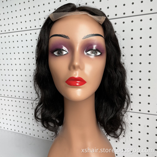 Good Quality Bob Blonde Woman Black Wholesale Vendor Short Frontal Wig Lace Front Human Hair